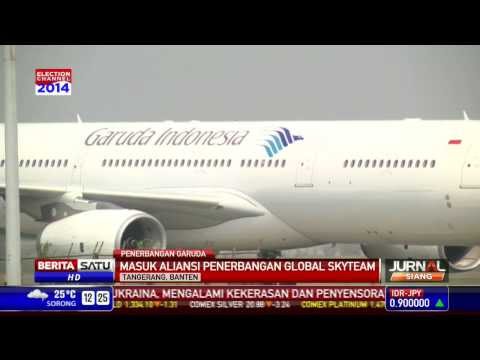 Maskapai Garuda Indonesia Resmi Masuk Skyteam Global Alliance