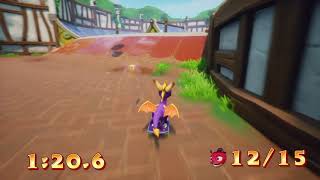 Spyro Reignited Trilogy - Sunny Villa Lizard Skating Challenge 2