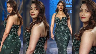 Tamanna Bhatia Lakme Fashion Week Ramp Walk In Black Dress Tamannaah New Hot Edit Hd
