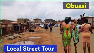 Street Vibes From Obuasi, Ghana Authentic Ashanti Region Life, West Africa