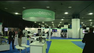 Auto show focus on self-driving vehicles