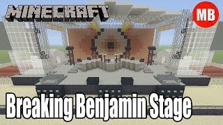 Minecraft Breaking Benjamin Concert Stage