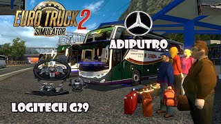 Jetbus 3 Mercedes Benz Bus On Euro Truck Simulator 2 With Logitech G29 Gameplay