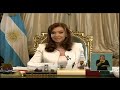 16 de JUN. Fallo sobre fondos buitre. Cristina Fernández. Cadena Nacional