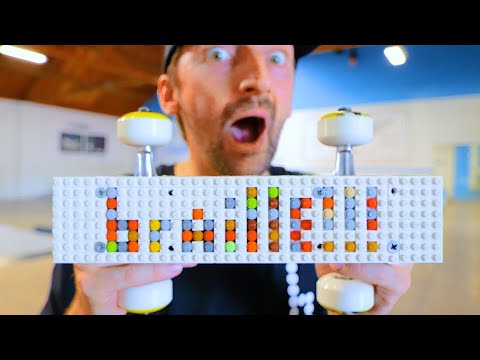 INDESTRUCTIBLE LEGO SKATEBOARD?!?! | YOU MAKE IT WE SKATE IT EP. 258