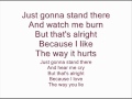 Eminem feat Rihanna - Love The Way You Lie (Lyrics on screen)