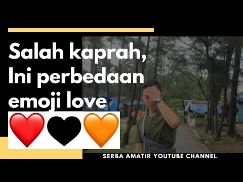 Arti emoji love berwarna di WhatsApp