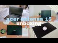 Laptop for online class 💙 acer extensa 15 unboxing ☁️