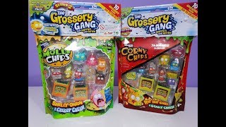 Toy Opening of The Grossery Gang Moldy Chips Pack and Corny Chips.