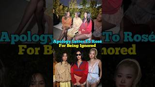 Rosé Being Ignored At Ysl Event Show