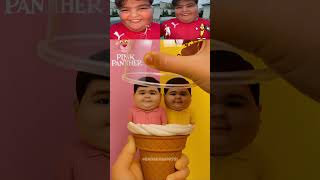 Unboxing Ice Cream Suiii He Always Drink Water Pink Panther X Chicken Banana Mix Version