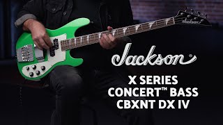 Jackson X Series Concert Bass CBXNT DX IV | Featured Demo | Jackson