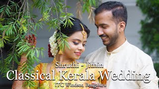 Shruti Jithin || Kerala Wedding Photography || ITC Windsor Manor, Bengaluru || +91 9495099900