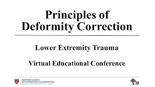 Principles Of Deformity Correction