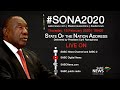 #SONA2020 formal proceeding and President Ramaphosa's speech