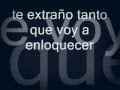 CAFE TACUBA COMO TE EXTRAÑO LETRA