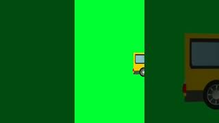 Bus Animation Effects Green Screen Video