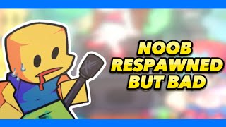 Noob Respawned Cutscene But Bad Fnf Mod