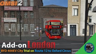 Omsi 2 Byd Enviro 400Ev City Sp Adl 400Mmc Repaint Addon London Route 12 - Trial