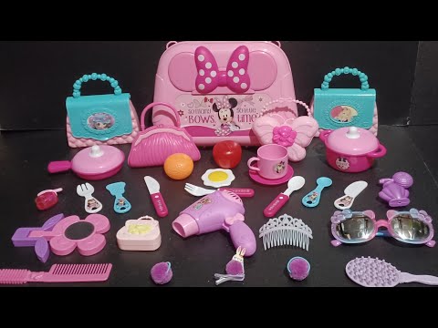 8 mins satisfying with unboxing minnie kitchen set beauty and accessories |asmr 8 mins satisfying with unboxing minnie kitchen set beauty and accessories |asmr