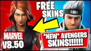 *NEW* BLACK WIDOW OUTFIT (8.5 AVENGERS Update) Use Code: "DREWQUA_" - PS4 Fortnite Player *LIVE