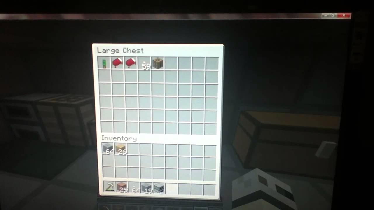 How To Put Stuff In A Chest In Minecraft