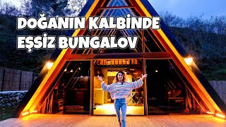 Burayi Keşfetmeyen Üzülür Huzurlu, Modern Bungalov Turu Sıcak Havuzlu Üçgen Ev