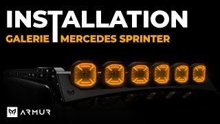 Installation De Notre Galerie Pour Le Mercedes Sprinter Armur