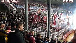 Cântece De Galerie 1 Cfr Cluj - Rapid 0-1 10.02.2024