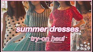 Cute & Trendy Summer Dresses Try-On Haul From Vicky And Lucas