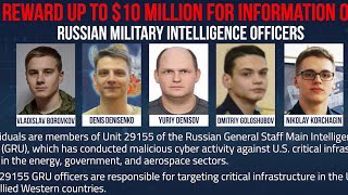 50 Million Reward For Russian Gru Officers Unit 29155 Боровков, Денисенко, Денисов, Корчагин...