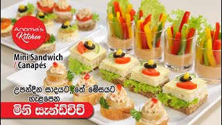 Mini Sandwich/ Canapé - Anoma's Kitchen