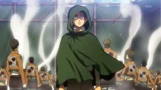 Shingeki no Kyojin 15 Hanji(???) and Titans' Death(????? Ep 15)Last Scene
