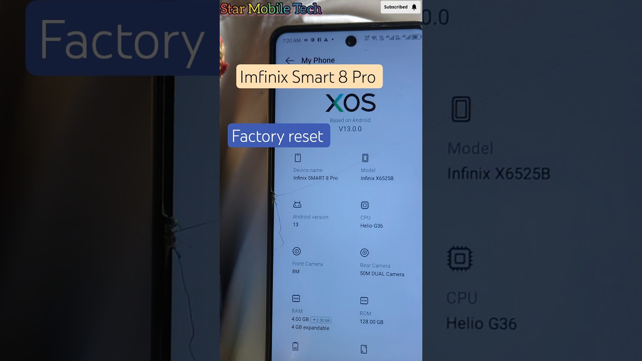 How to Hard Reset Infinix smart 8 X6525 (Step-by-Step) How to Hard Reset Infinix smart 8 X6525 (Step-by-Step)
