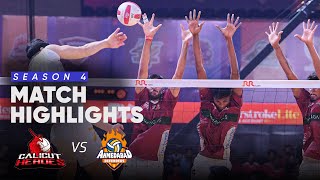 Intense Battle On Court Calicut Heroes Vs Ahmedabad Defenders Pvl 4