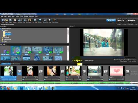 วิธีทำ mv Pre Wedding ด้วยโปรแกรม Proshow Producer
