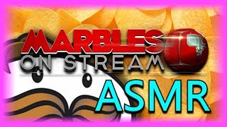 I Eat Pringles & Drink Water While Watching Marble Racing ASMR
