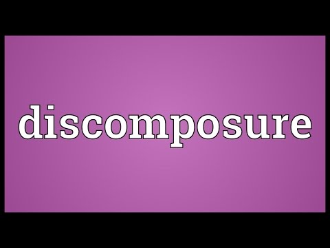 Header of discomposure