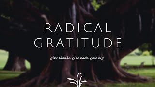 October 25, 2020 - "Give Thanks"