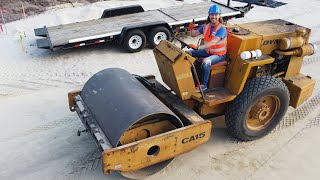 Handyman Hal Uses A Road Roller Steam Roller Smash Handyman Hal Fun Videos For Kids