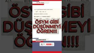Ösym Tarzı Soru Yksde Başarıyı Yakalamak İsteyenlere Denklem