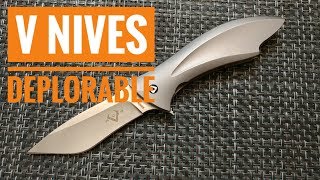 V Nives Deplorable Correction A Jerry Hossom Knife Design Collaboration Anium And Frn