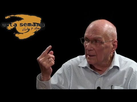 El expresidente Enrique BolaƱos presenta su libro āLa lucha por el poderā