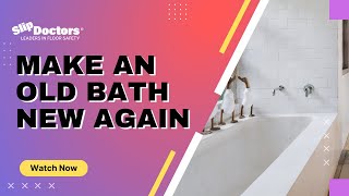 Refinish Your Old Bathtub Or Shower Floor With Non-Slip Bathtub Resurfacing Paint