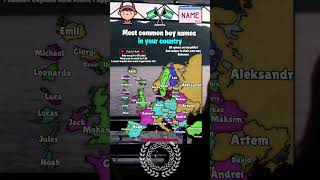 Most Common Boy Names In Your Country