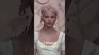 Nadja Auermann In Chloé Springsummer 1994 Fashionshow