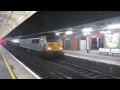 56312 on a DCR Railvac job to London Waterloo passes Basingstoke 10/12/2013