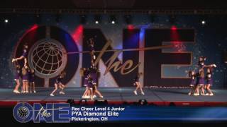 Pya Diamond Elite Rec Cheer Level 4 Junior 2016 The One Finals
