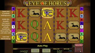 150 Euro vs. Eye of Horus // Freispiele // Nice win