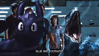 Blue & Toothless Vs Indominus Rex Will You Fight